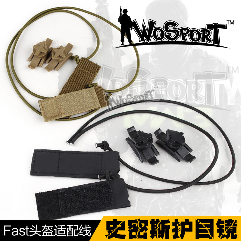 护目镜头盔适配线配件WoSporT