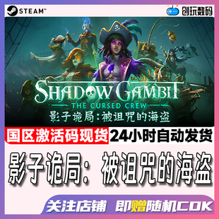 Steam中文正版 影子诡局:被诅咒的海盗 国区激活码 现货
