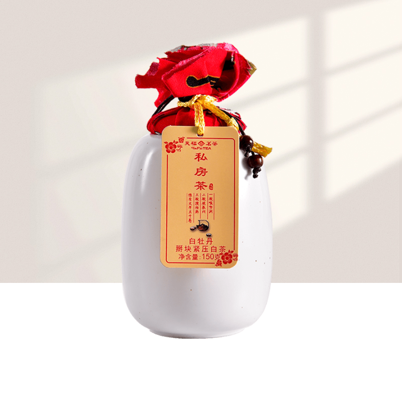 天福茗茶白茶茶叶礼盒白牡丹