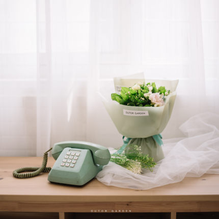 小清新鲜花茉莉花自然风花束送闺蜜恋人生日礼物西安鲜花店茉莉