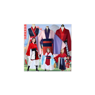 迪士尼花木兰服装真人版电影花木兰刘亦菲同款汉服cosplay演出服