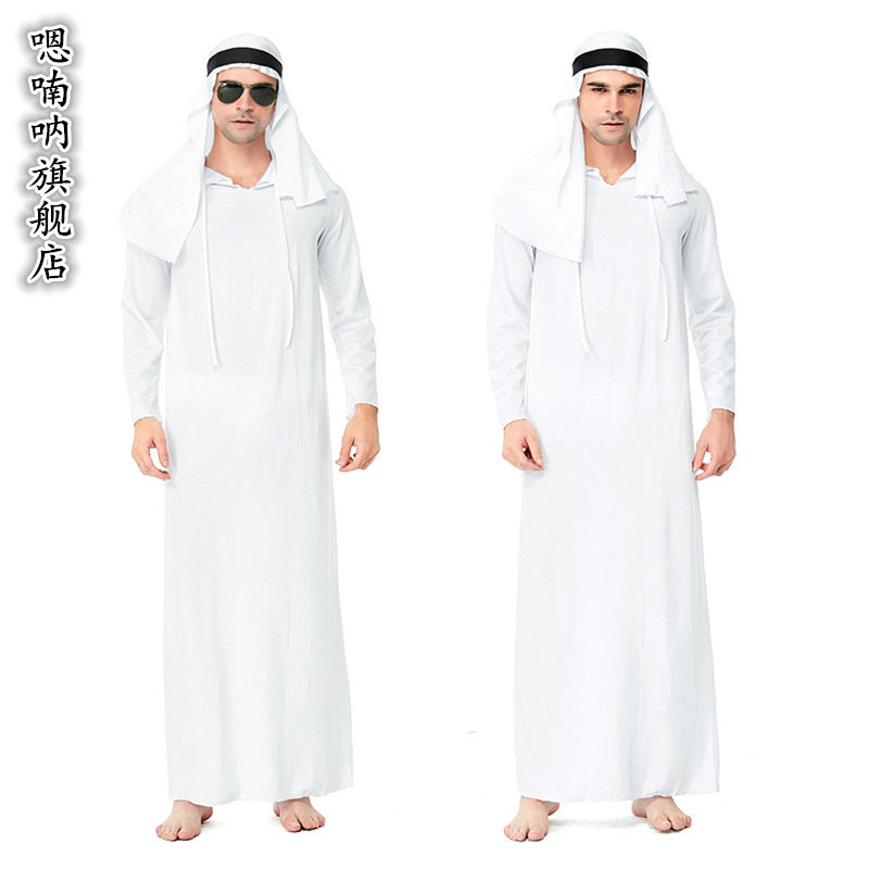 万圣节印度男cos阿拉丁王子服装 成人女阿拉伯公主表演亲子衣服