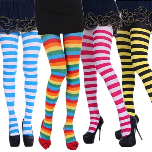 Приливы нижние брюки Cross -Knee и Street Stripes Stitching Women's Nocks