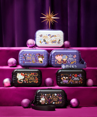 纯原Anna Sui安娜苏联名款卡通多用途盒子化妆包斜挎包