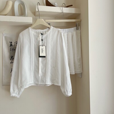 The Barnnet复古蕾丝花边衬衫