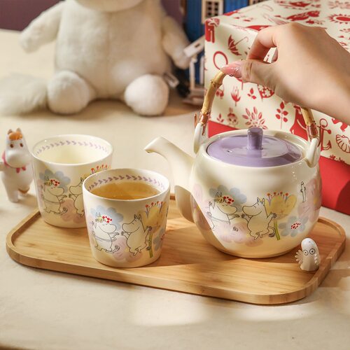 moomin姆明茶具高颜值水壶杯子家用喝水一家人套装乔迁新居