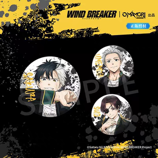 WIND BREAKER防风铃 烫金冰箱贴徽章 樱遥苏枋隼飞正版