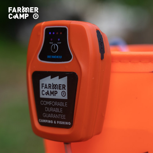 Farmer Camp小物钓氧气泵 USB充电长续航户外露营垂钓钓鱼打氧机