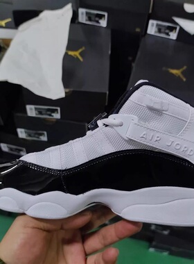 Nike 大童Air Jordan 6 Rings GS复古中帮篮球鞋323419/DM8956