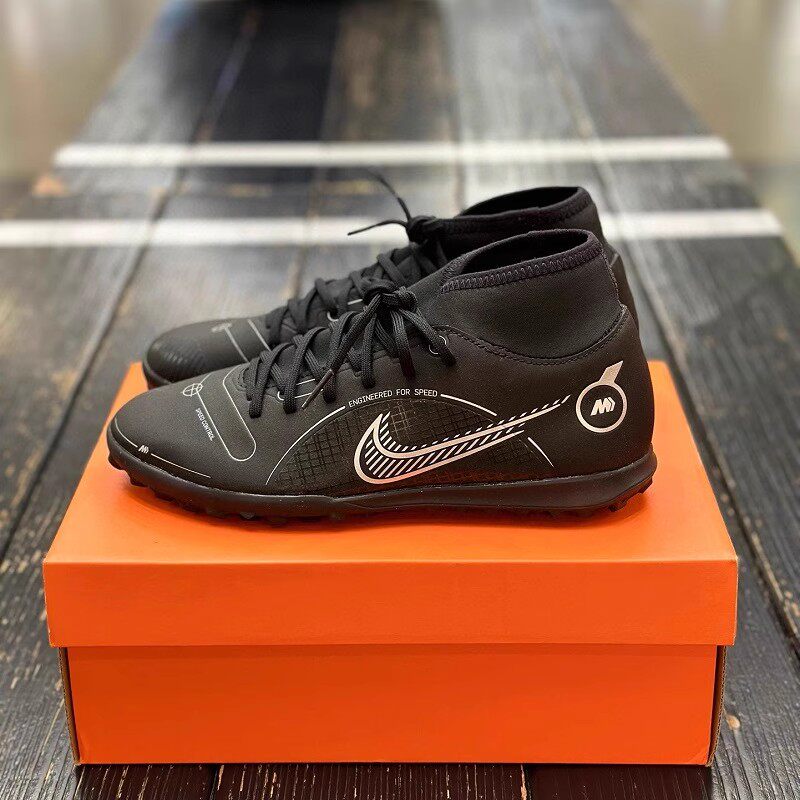 NIKE耐克SUPERFLY 8 CLUB TF男子碎钉训练运动足球鞋DJ2909-007
