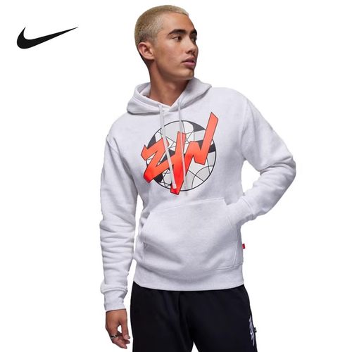 Nike/耐克正品JORDAN男士印花运动加绒连帽经典卫衣FD2391-051