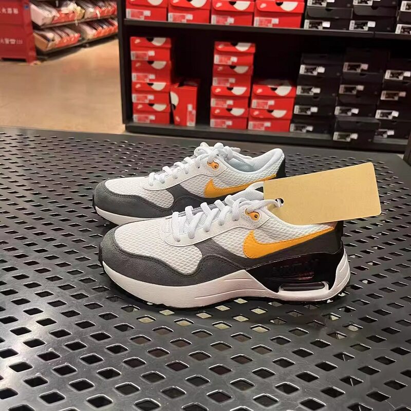 Nike/耐克 大童青少年舒适百搭气垫减震休闲运动跑步鞋DQ0284-104