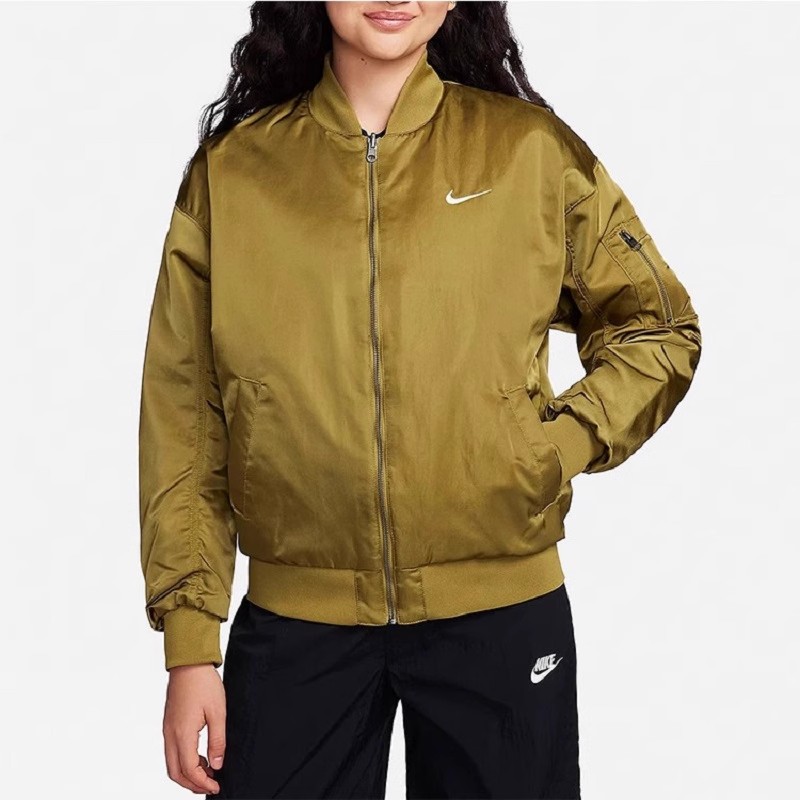 Nike/耐克女子双面穿夹克休闲运动棉服外套棒球服 DV7877-307