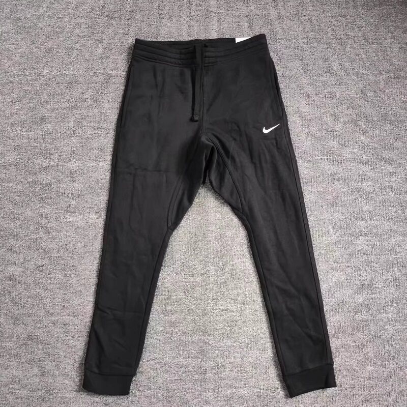 Nike耐克男子刺绣小勾加绒休闲运动百搭修身束脚长裤716831-010