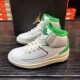 NIKE耐克AIR 103 DQ8562 JORDAN AJ2女子复古风高帮白绿运动篮球鞋