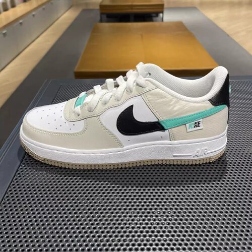 Nike Air Force 1 Low GS 米绿色白红空军一号板鞋DX6062/DM9473
