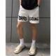 夏季 薄款 潮牌印花黑色短裤 休闲裤 篮球透气宽松五分 男生美式 2025款