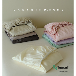 春夏单品100兰精天丝莱赛尔纤维凉感亲肤纯色床单床笠1.5 2.0 1.8