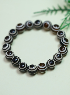 缠丝玛瑙天眼佛珠手链手串天珠