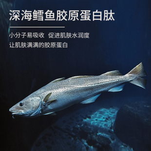 海南华研鳕鱼胶原蛋白肽补充面部胶原蛋白美颜滋润肌肤原料粉剂