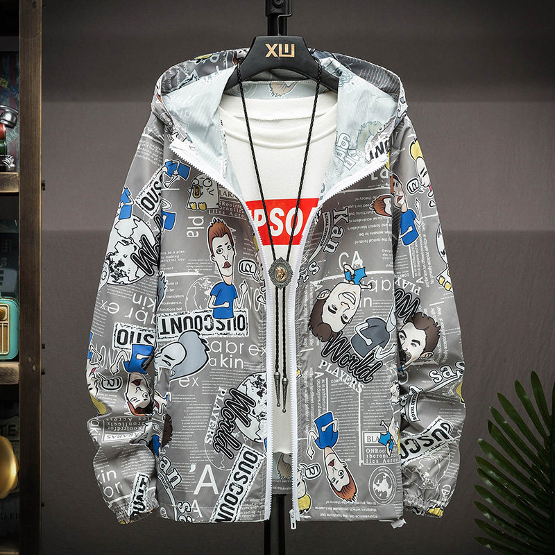 Summer new sunscreen men's thin Outdoor Jacket Coat men's clothes skin clothes