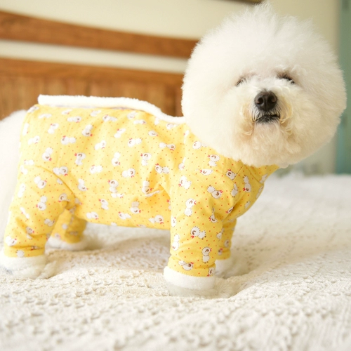 Одежда для щенков осень и зимняя одежда Bichon четырехфутов