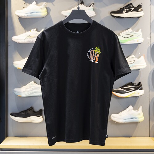 李宁短袖男子冰感舒适短袖T恤