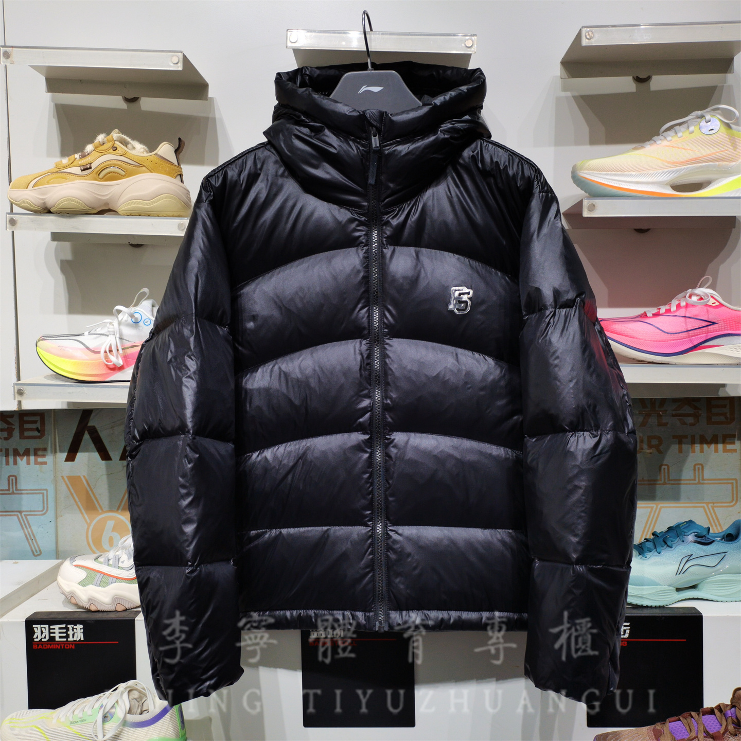 李宁2025冬季短款运动羽绒服