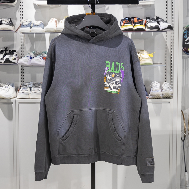 李宁男子连帽宽松卫衣