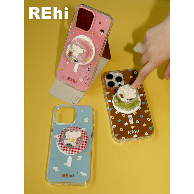 REhi小象与小熊磁吸手机壳