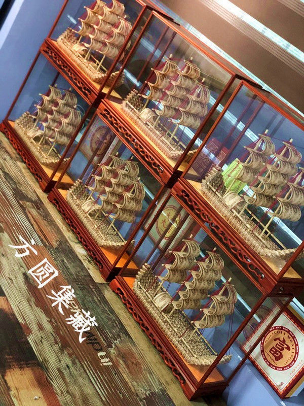 全新一分钱1分纸币帆船龙船 手工礼品开业招聚财家居装饰摆件礼物