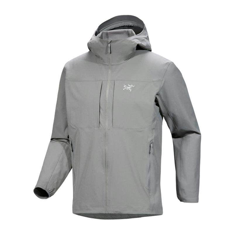 代购ARC&lsquo;TERYX/始祖鸟男款防风软壳连帽衫透气防雨登山徒