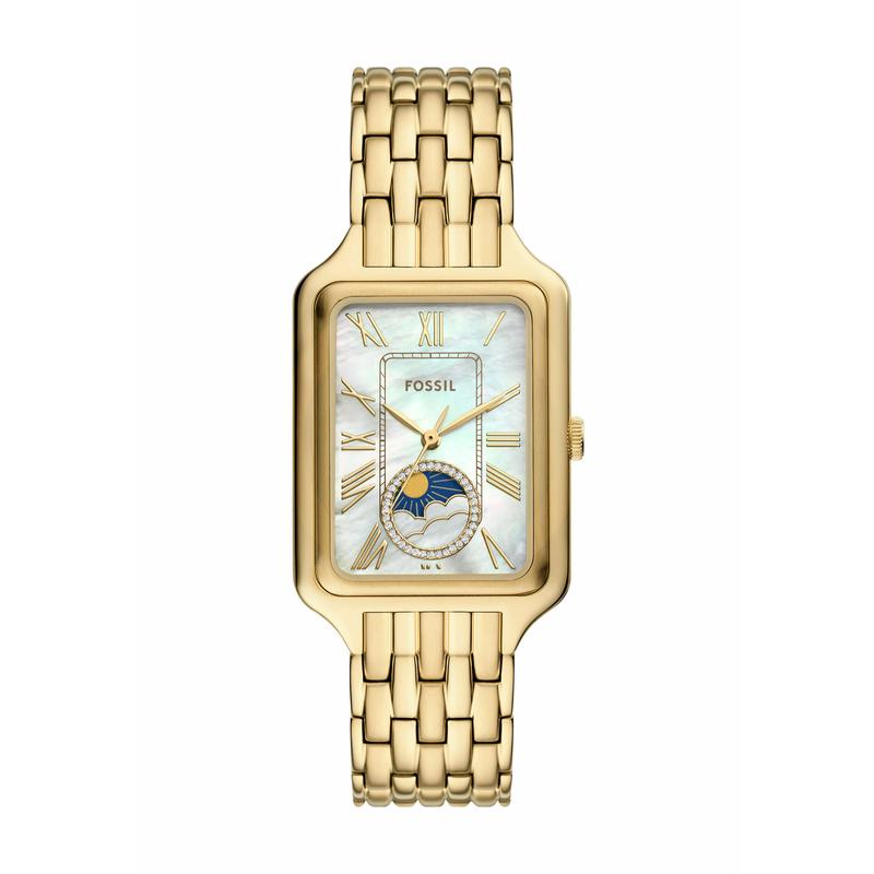 Fossil/化石女式欧美腕表不锈钢表壳石英机芯防滑表带防水ATM