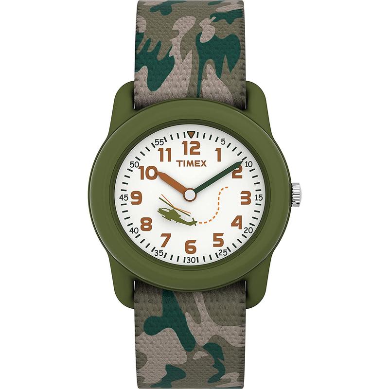 Timex/天美时儿童腕表弹性面料mm防水男童女童手表