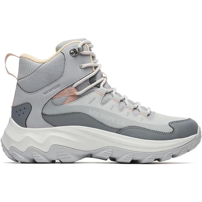 代购Merrell迈乐男士登山鞋防水保暖防滑徒步鞋中帮系带户外靴