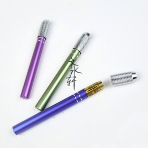 单头接笔器笔套铅笔头加长器 延长器铅笔素描速写 彩色金属加长杆