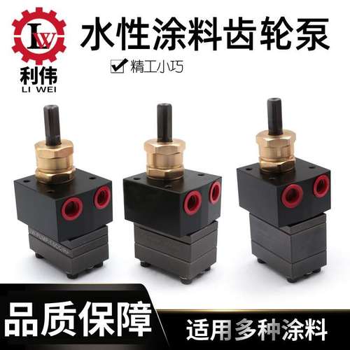 1.5cc3cc5cc6cc8cc静电喷漆齿轮泵适DISK涂料齿轮泵泵旋杯供漆泵