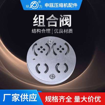 压缩机配件船用组合阀 2cr13阀片环形缓冲片组件 空压机配件船用