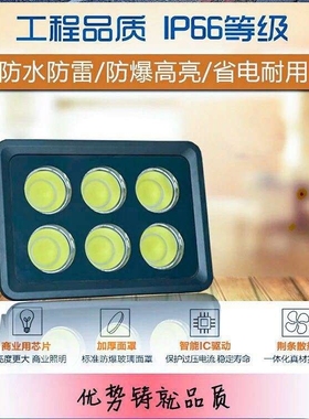 led投光灯室外灯照明庭院工厂房泛光射灯户外灯防水600w500w 400w