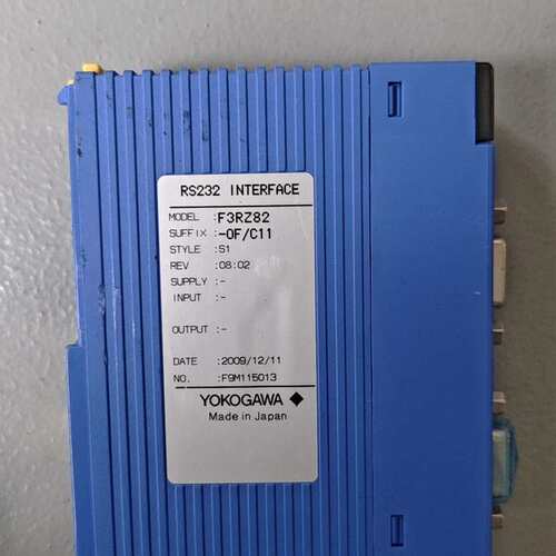 议价横河YOKOGAWA F3RZ82-OF/C11 RS232可维修