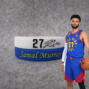 篮球球星掘金队27号穆雷签名手环运动夜光腕带球迷饰品戈登约基奇