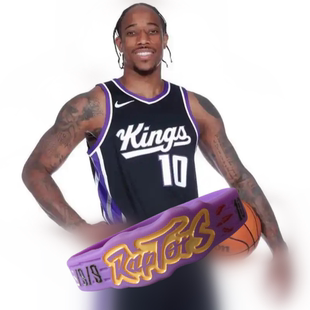 国王队篮球球星10号德罗赞异形运动手环硅胶腕带球迷饰品科比欧文