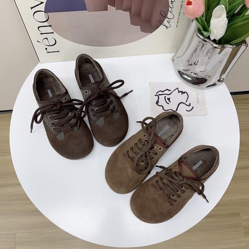 2024年冬季新款复古休闲勃肯鞋