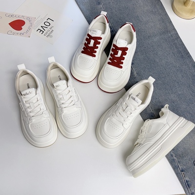 厚底小白鞋女2025年夏季新款