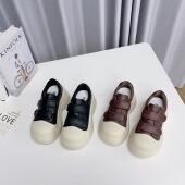 厚底小白鞋 休闲百搭大头软面包鞋 2025新款 魔术贴松糕鞋