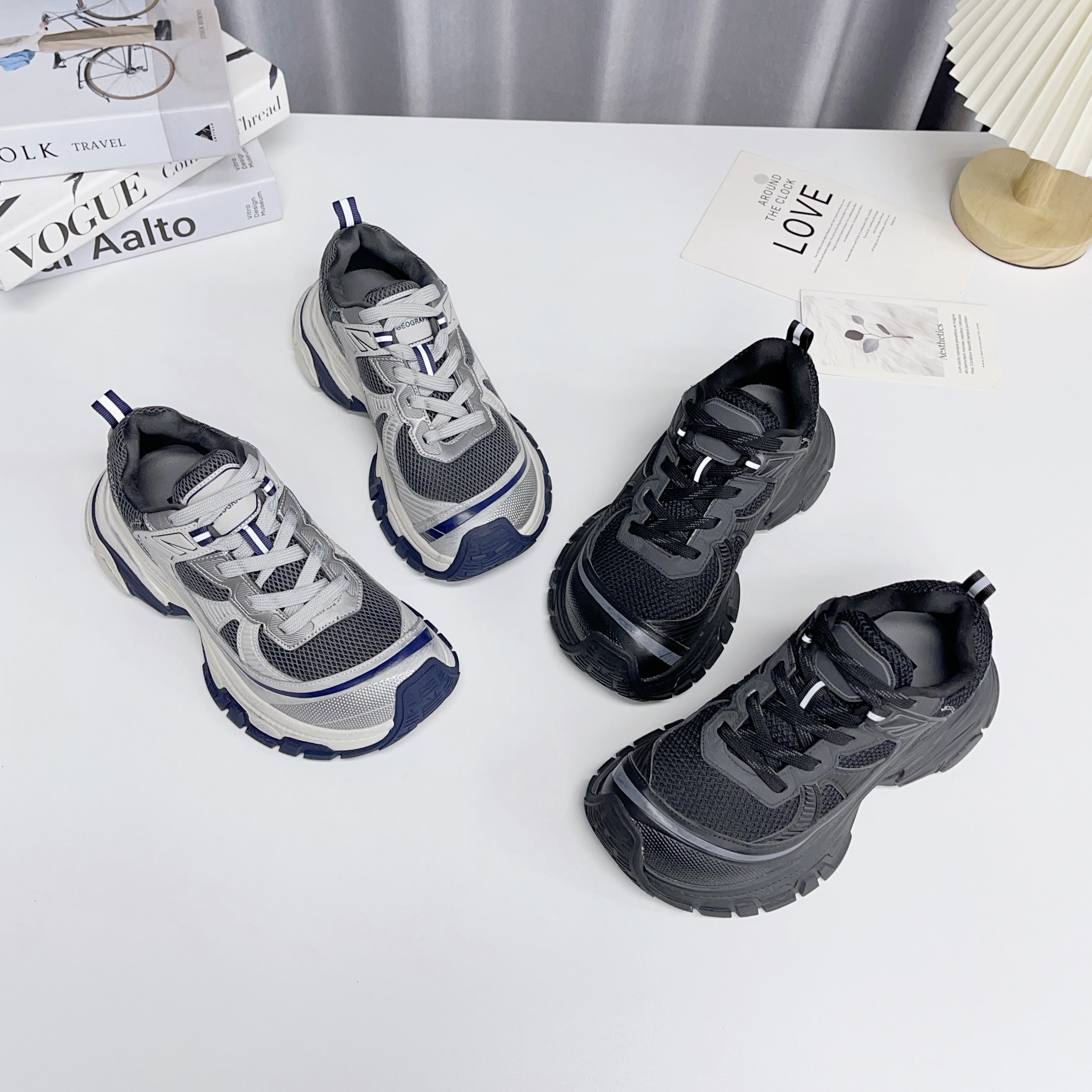 2025韩版秋季厚底老爹鞋