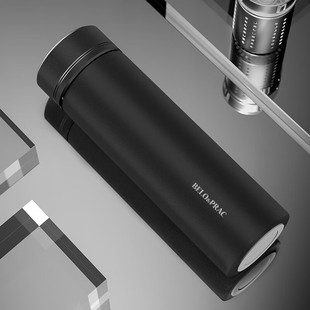 贝洛可BK077翎克焖茶保温杯经典商务直身杯节日礼品公司员工福利