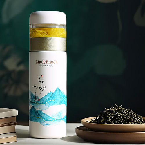 MadeEnoch慕亿ME-031江山如画茶水分离杯智能温显保温杯节日福利