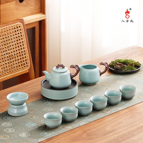 八方礼鱼跃龙门11入茶具