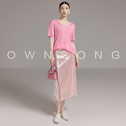 薄款薄绵羊毛混纺纱线女性